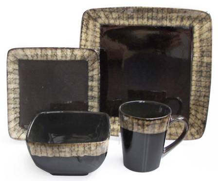Sedona Buff Square Dinner Plate