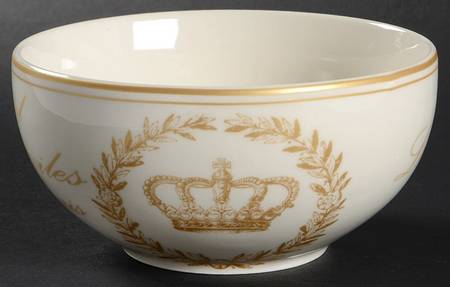 Les Etoiles Crown Gold Soup/Cereal Bowl