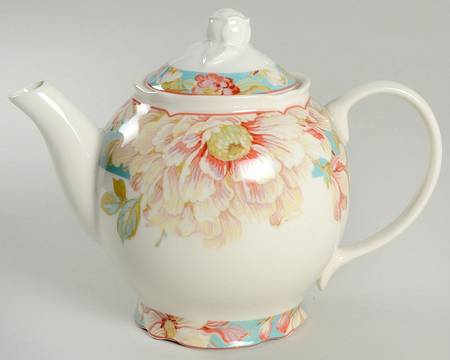 Marley Teal Teapot & Lid