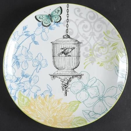 Bergerac Blue Salad Plate