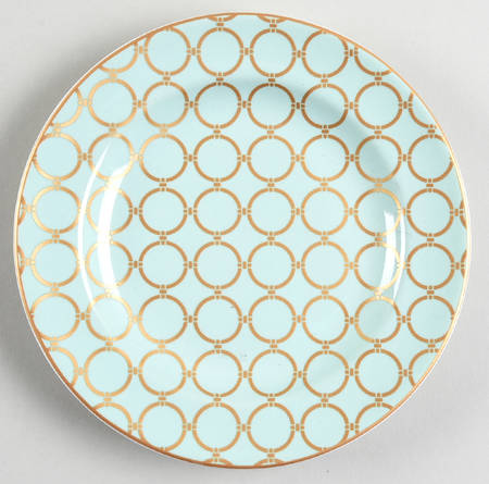 Chain Link Seafoam Bread & Butter Plate
