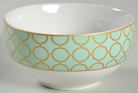 Chain Link Seafoam Soup/Cereal Bowl