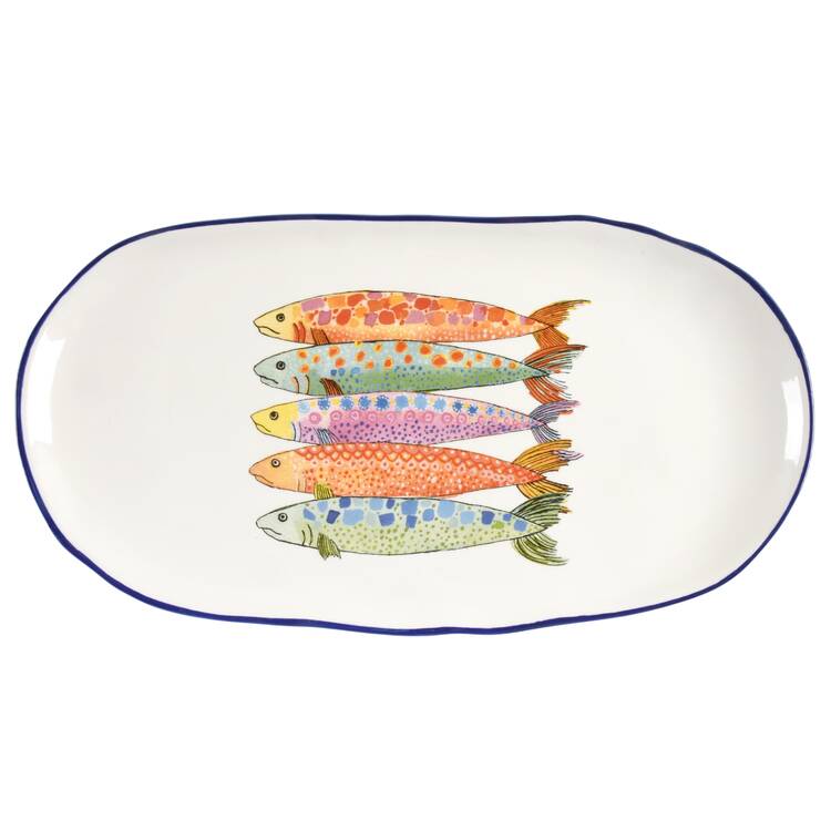 Sardina 14" Oval Serving Platter