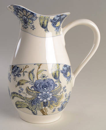 Santosha Blue 96 Oz Pitcher