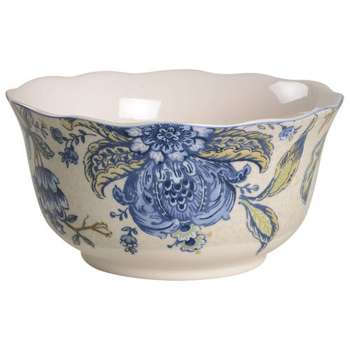 Santosha Blue Soup/Cereal Bowl