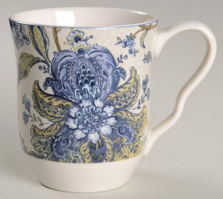 Santosha Blue Mug