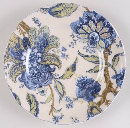 Santosha Blue Appetizer Plate