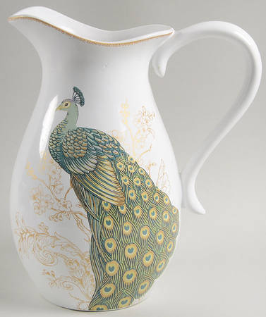 Serene Peacock 102 Oz Pitcher