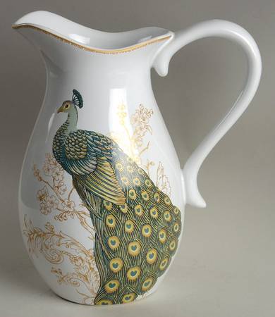 Serene Peacock 96 Oz Pitcher