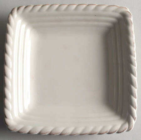 Tuscan Countryside White Square Salad Plate