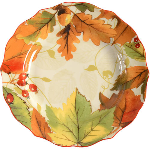 Harvest Festival Cream Appetizer Plate