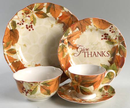 Harvest Festival Cream 40 Piece Estate Set