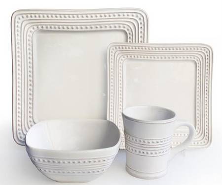 Bianca Dotted Dinner Plate