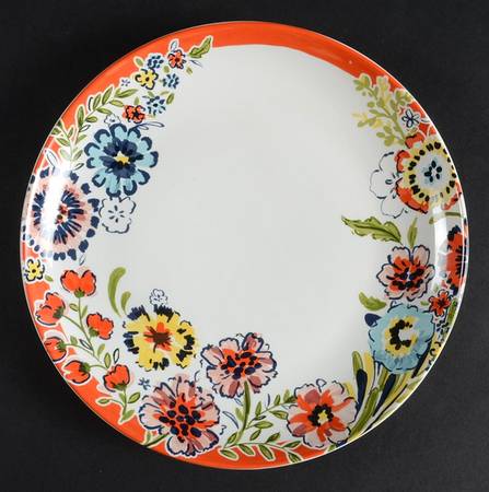 Razzle Dazzle Red Salad Plate