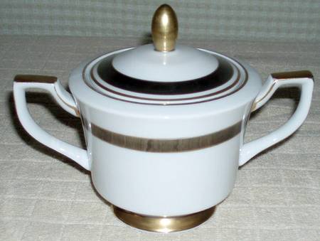 Andante Charcoal Sugar Bowl & Lid