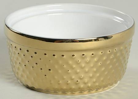 Beaded Gold Individual Appetizer Bowl
