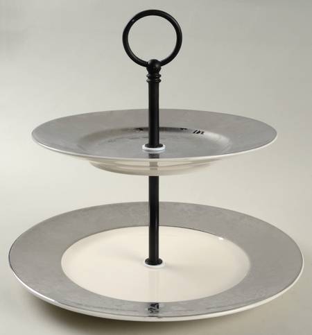 Emmalyn 2 Tiered Serving Tray (Dinner & Salad Plate)