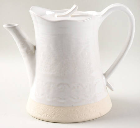 Old Havana White Teapot & Lid