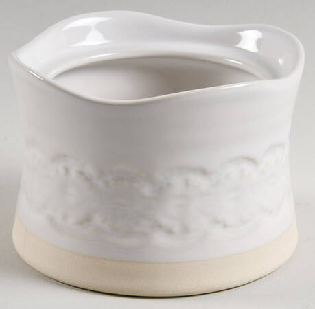 Old Havana White Sugar Bowl No Lid