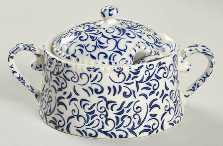 Attingham Sugar Bowl & Lid W/Spoon