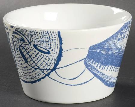 Oceana Blue (Shells) Individual Appetizer Bowl