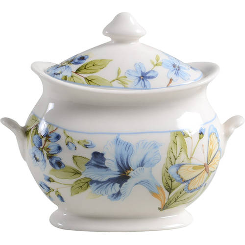 Lyanna Blue Sugar Bowl & Lid