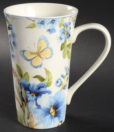 Lyanna Blue Latte Mug
