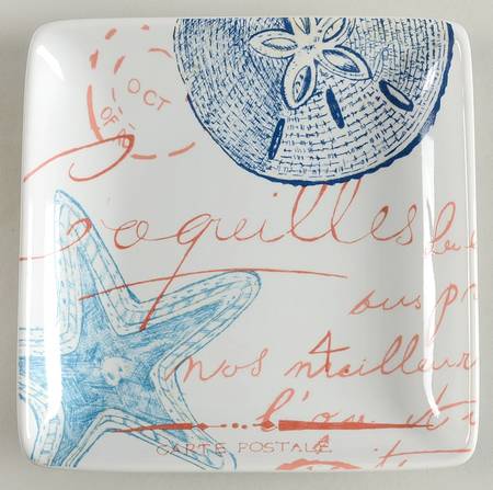 Oceana Coral (Shells) Appetizer Plate