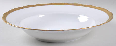 Anna's Golden Patina Large Rim Soup Bowl