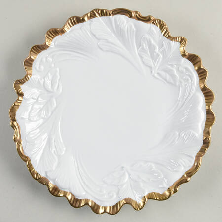 Anna's Golden Patina Dinner Plate
