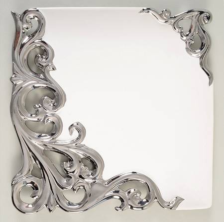 Pierced Serveware Silver (Platinum) by 222 Fifth (PTS)