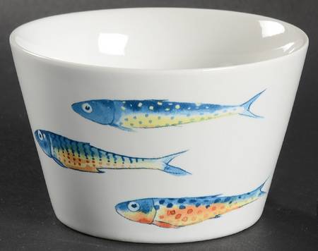 Fun Fish Blue Individual Appetizer Bowl
