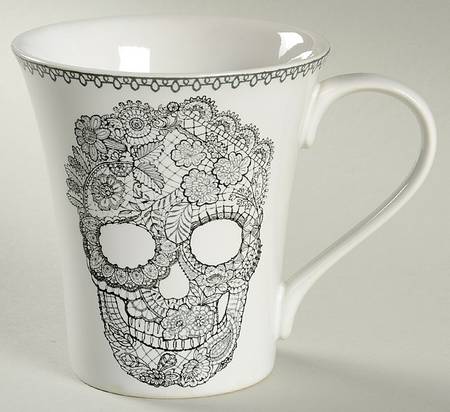Skull Lace Mug