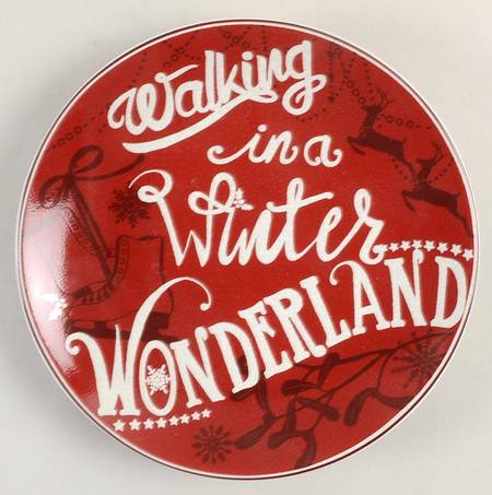 Christmas Tunes Appetizer Plate