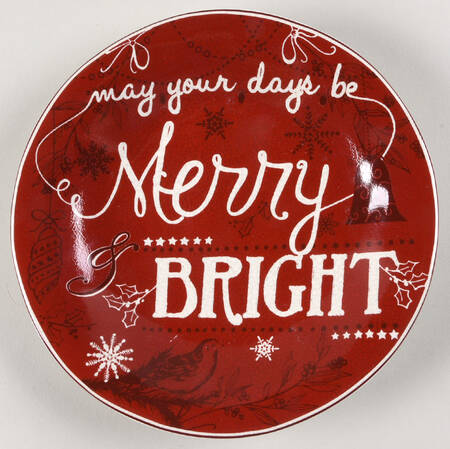 Christmas Tunes Salad Plate