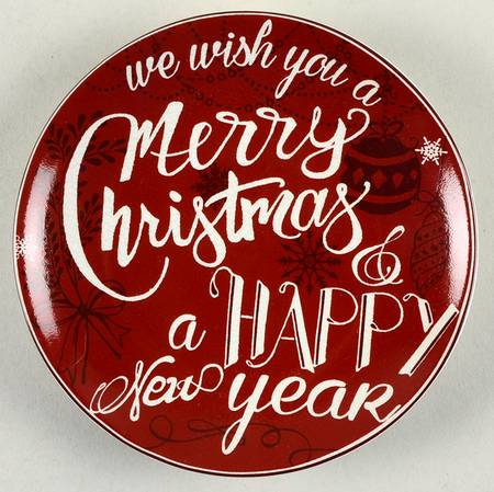 Christmas Tunes Appetizer Plate