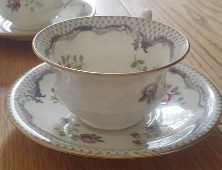 A3401 Footed Cup & Saucer Set