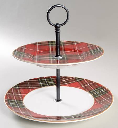 Wexford 2 Tiered Serving Tray (Dinner & Salad Plate)