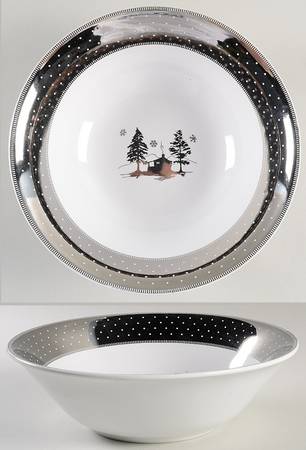 Adirondack Silver 10" Round Vegetable Bowl