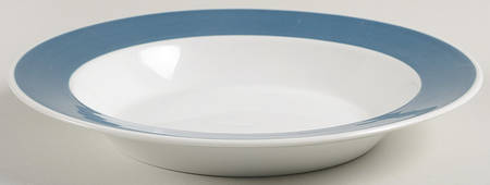 Atria Blue Rim Soup Bowl
