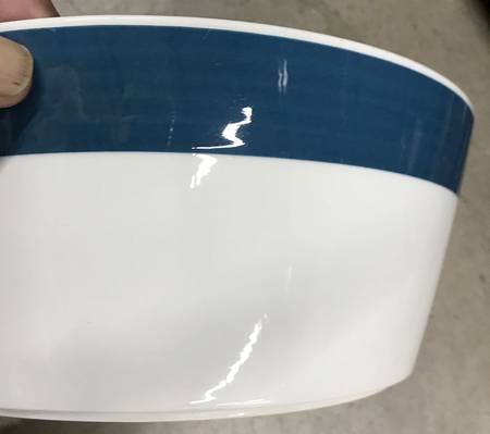 Atria Blue 10" Round Vegetable Bowl