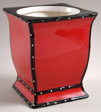 Country French Red Extra Large Canister No Lid