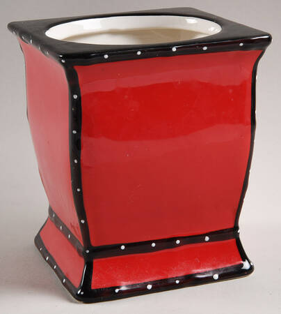Country French Red Medium Canister No Lid