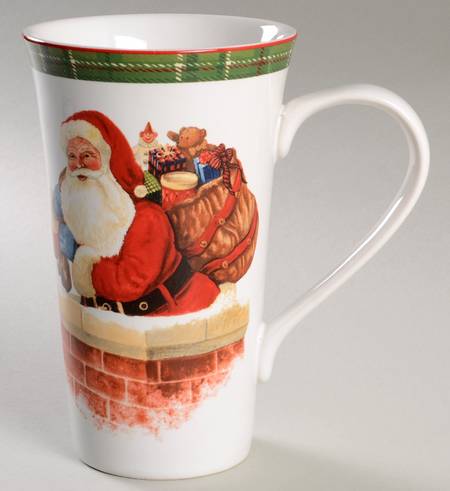 Hello Santa Latte Mug