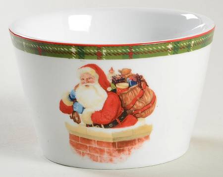 Hello Santa Individual Appetizer Bowl