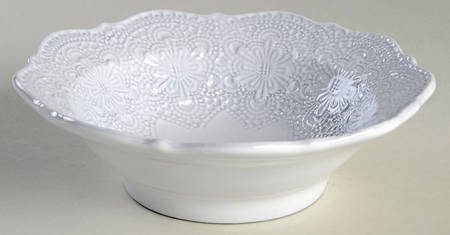 Merletto White Coupe Cereal Bowl