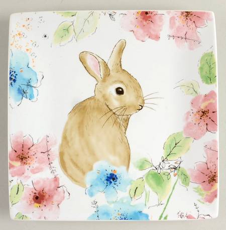 Bastia Square Salad Plate