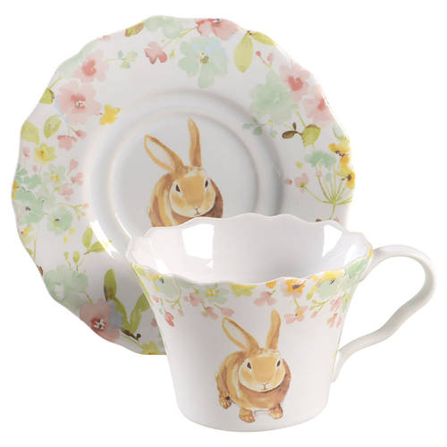 Sydney Flat Cup & Saucer Set