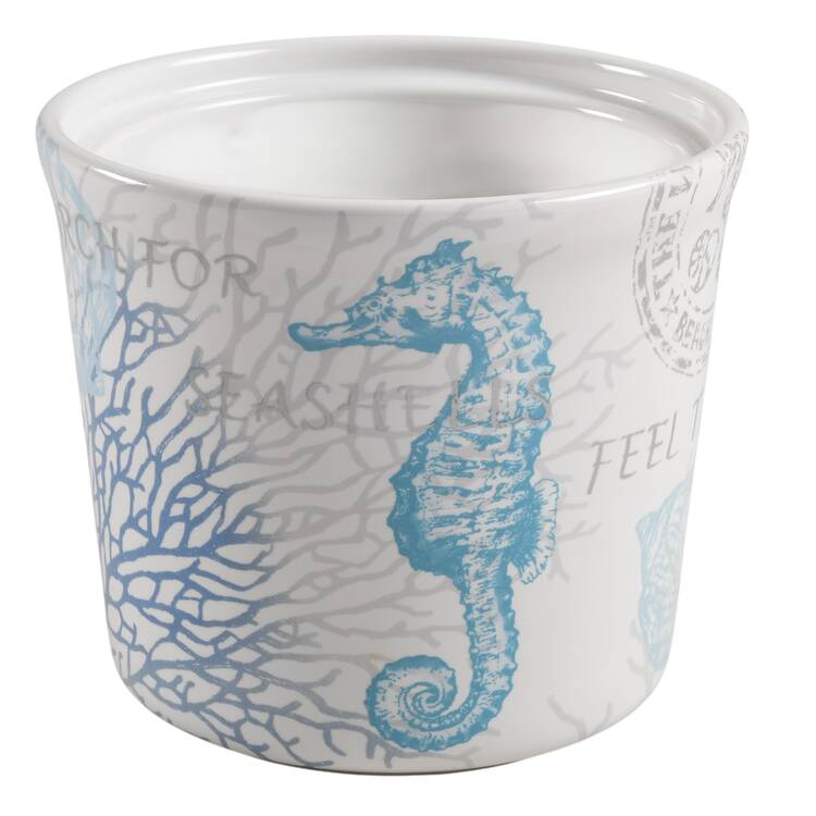 Coastal Breeze-Blue Medium Canister No Lid