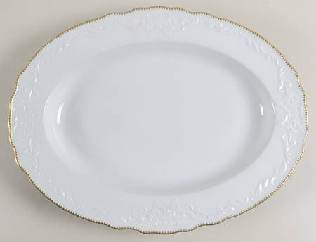 Simply Anna Gold (Portugal) 15" Oval Serving Platter